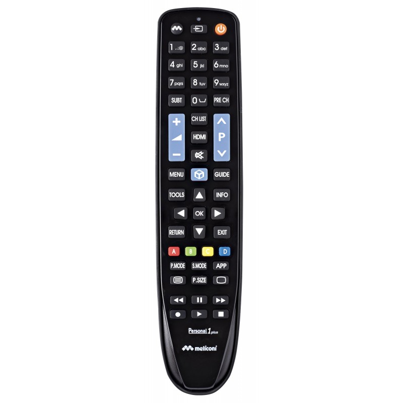 Meliconi Gumbody Personal 1 Plus mando a distancia IR inalámbrico TV Botones