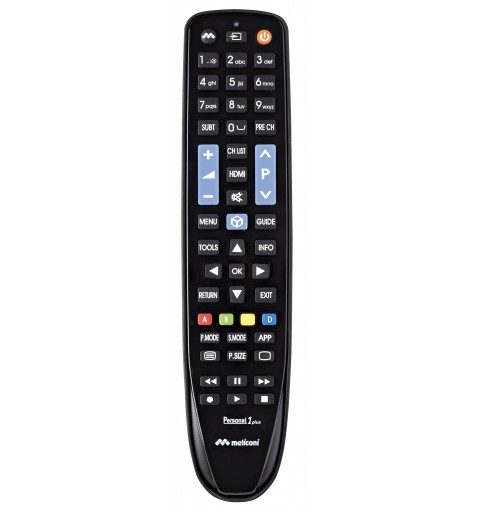 Meliconi Gumbody Personal 1 Plus telecomando IR Wireless TV Pulsanti