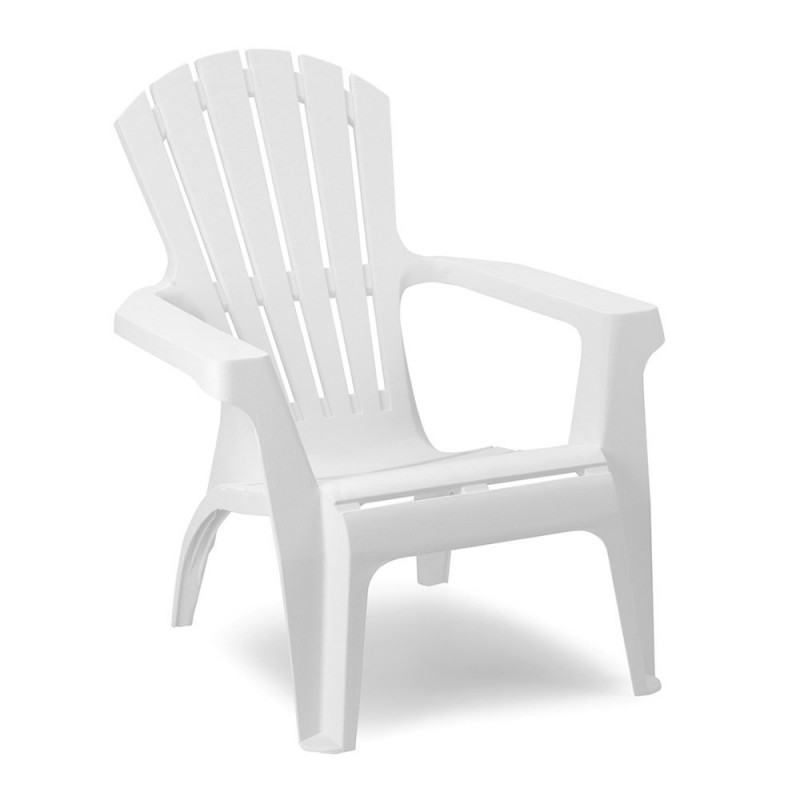 Ipae-Progarden Dolomiti sedia da esterno Salone Seduta rigida Schienale rigido Polipropilene (PP) Bianco