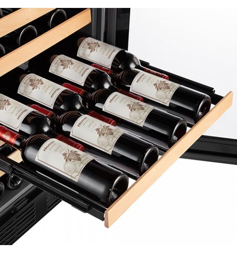 Hisense RW18W4NWLGF cantina vino Cantinetta vino con compressore Libera installazione Nero 54 bottiglia bottiglie