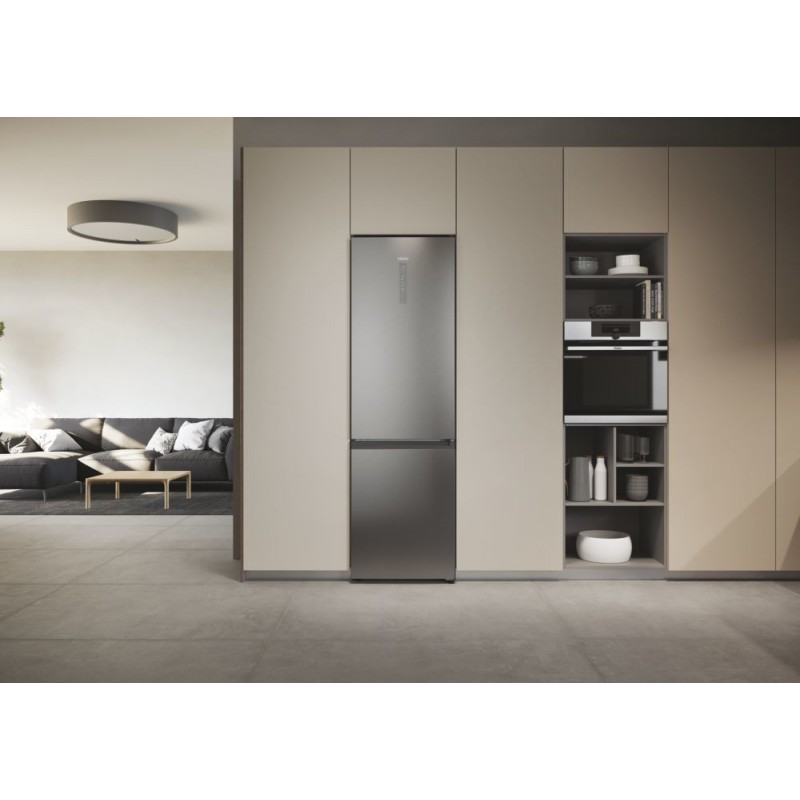 Haier 2D 60 Serie 3 HDW3620DNPK frigorifero con congelatore Libera installazione 377 L D Argento