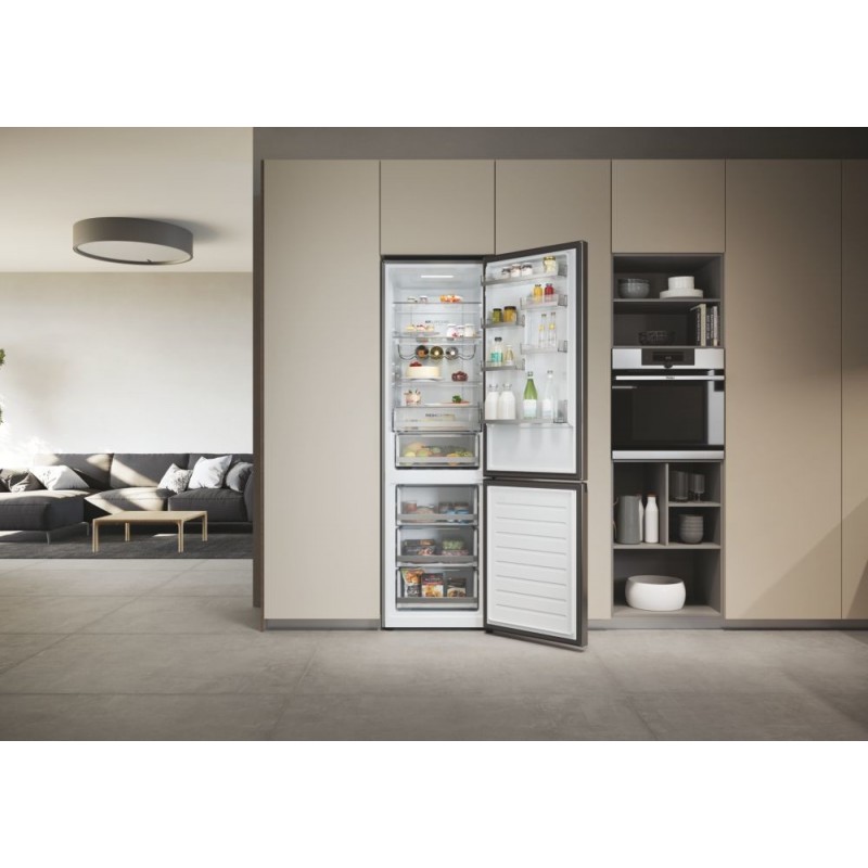 Haier 2D 60 Serie 3 HDW3620DNPK frigorifero con congelatore Libera installazione 377 L D Argento