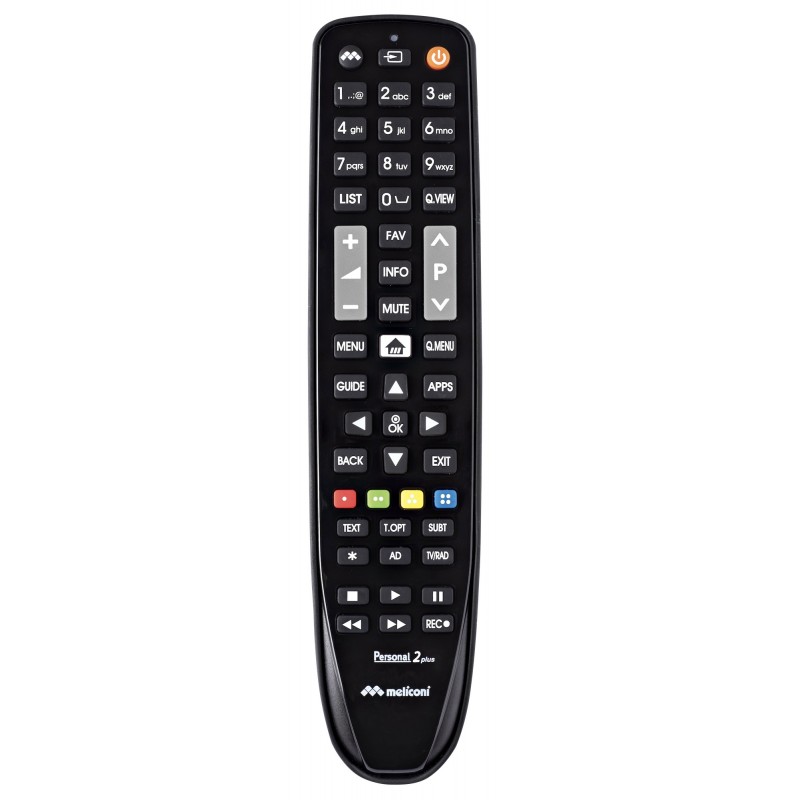 Meliconi Gumbody Personal 2 Plus telecomando IR Wireless TV Pulsanti