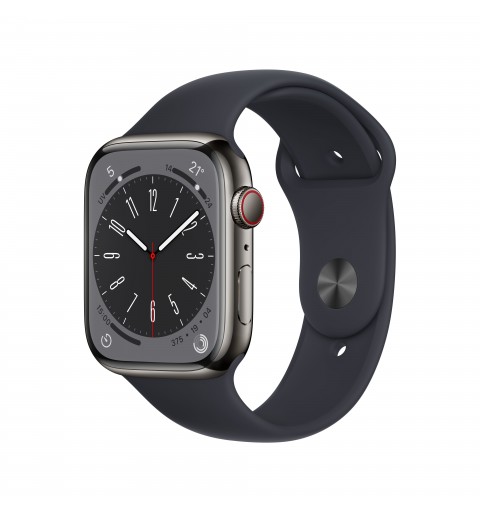 Apple Watch Series 8 OLED 45 mm 4G Grafito GPS (satélite)