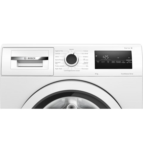 Bosch Serie 4 WAN28208IT washing machine Front-load 8 kg 1400 RPM A White