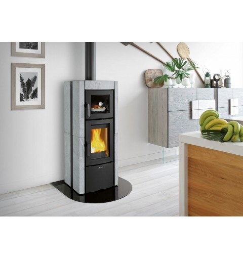 La Nordica Ester Forno Evo estufa Independiente Leña Gris