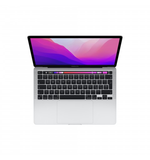 Apple MacBook Pro M2 Notebook 33,8 cm (13.3 Zoll) Apple M 8 GB 512 GB SSD Wi-Fi 6 (802.11ax) macOS Monterey Silber
