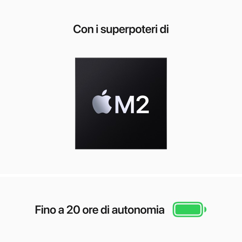 Apple MacBook Pro M2 Notebook 33,8 cm (13.3 Zoll) Apple M 8 GB 512 GB SSD Wi-Fi 6 (802.11ax) macOS Monterey Silber