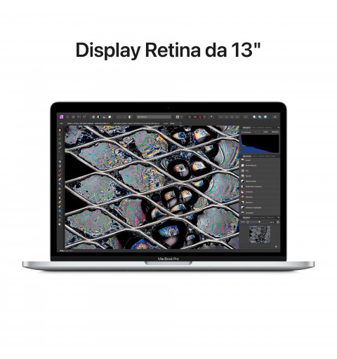 Apple MacBook Pro M2 Notebook 33,8 cm (13.3 Zoll) Apple M 8 GB 512 GB SSD Wi-Fi 6 (802.11ax) macOS Monterey Silber
