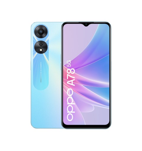 OPPO A78 5G Smartphone, AI Doppia fotocamera 50+2MP, Selfie 8GB, Display 6.56” 90HZ LCD, 5000mAh, RAM 8 (Esp 12GB 14GB 16GB) +