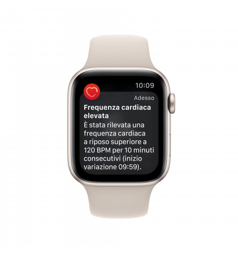 Apple Watch SE GPS + Cellular 44mm Cassa in Alluminio color Galassia con Cinturino Sport Band Galassia - Regular