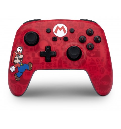 PowerA Enhanced Wireless Controller for Nintendo Switch - Here We Go Mario