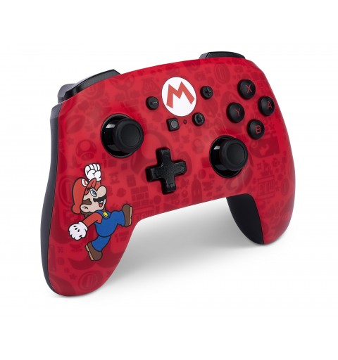 PowerA Enhanced Wireless Controller for Nintendo Switch - Here We Go Mario
