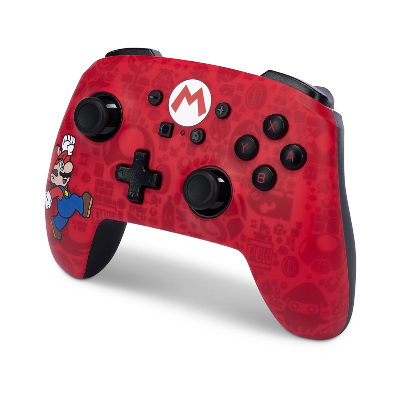 PowerA Enhanced Wireless Controller for Nintendo Switch - Here We Go Mario