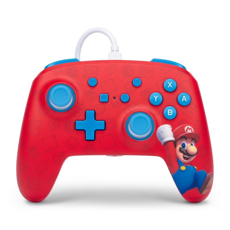 PowerA Verbesserter kabelgebundener Controller für Nintendo Switch - Hurra! Mario