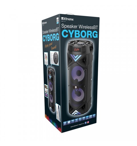Xtreme Cyborg Altavoz monofónico portátil Negro 20 W