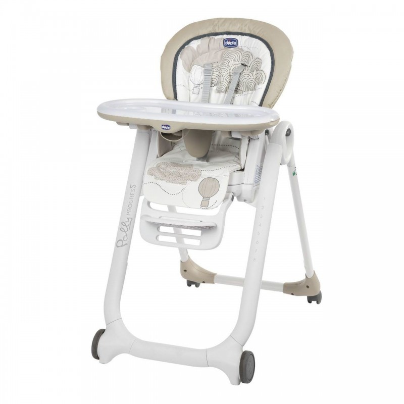 Chicco Polly Progres5 Multifunctional high chair Beige, White