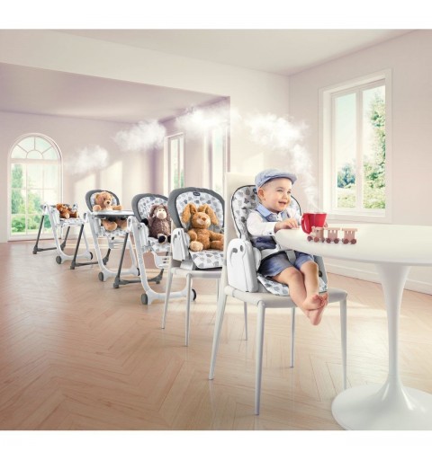 Chicco Polly Progres5 Multifunktions-Hochstuhl Beige, Weiß