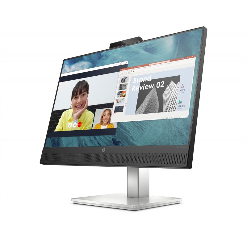 HP M24 60,5 cm (23.8") 1920 x 1080 Pixeles Full HD Negro, Plata
