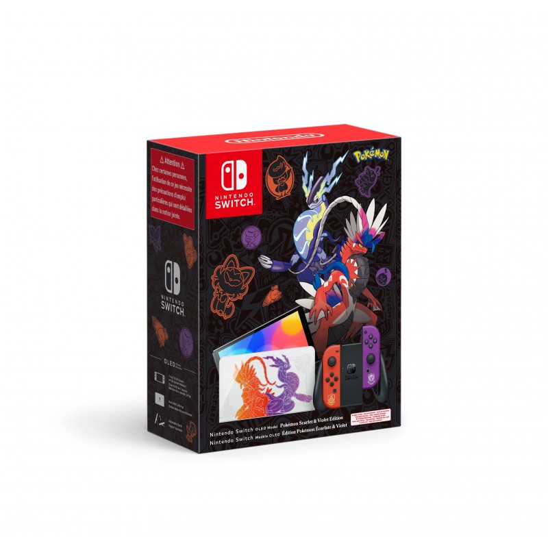 Nintendo Switch Oled Pokémon Scarlet & Violet Edition console de jeux portables 17,8 cm (7") 64 Go Écran tactile Wifi