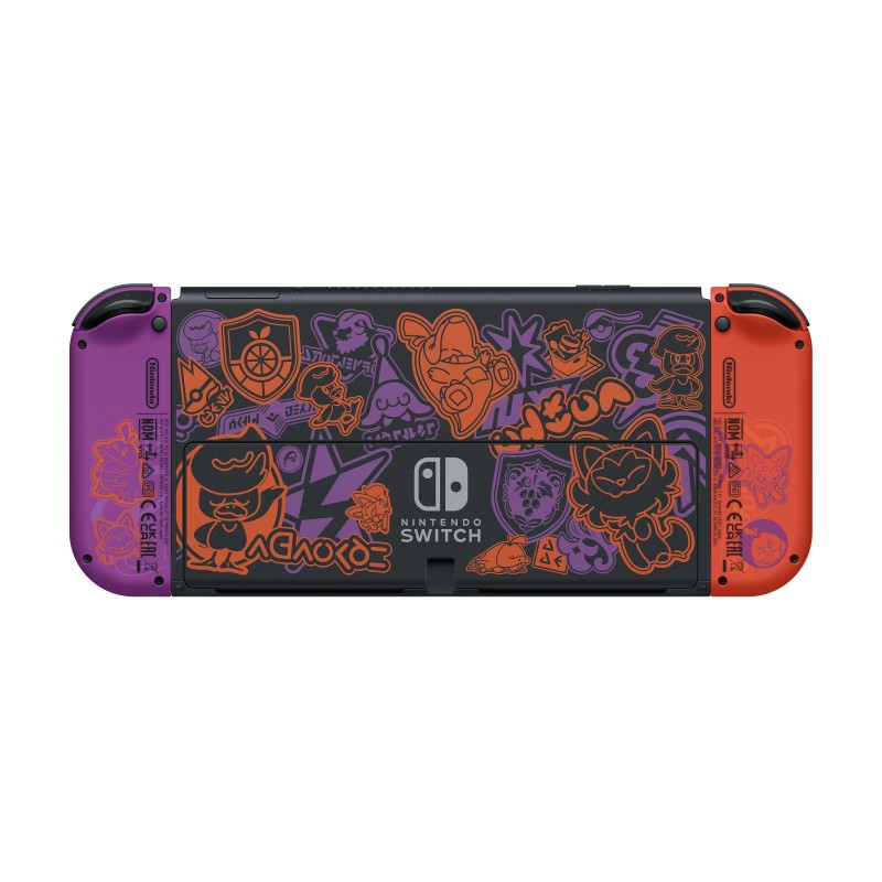 Nintendo Switch Oled Pokémon Scarlet & Violet Edition console de jeux portables 17,8 cm (7") 64 Go Écran tactile Wifi