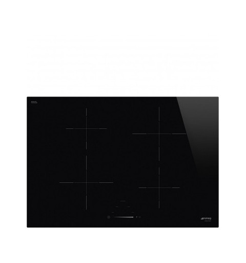 Smeg SIB2741D hob Black Built-in 75 cm Zone induction hob 4 zone(s)