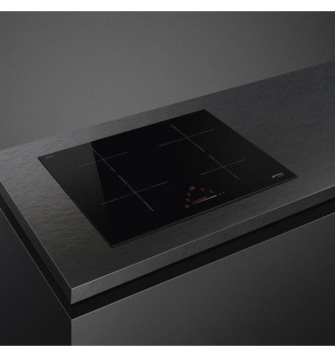 Smeg Universal SIB2641D Kochfeld Schwarz Integriert 60 cm Zonen-Induktionskochfeld 4 Zone(n)