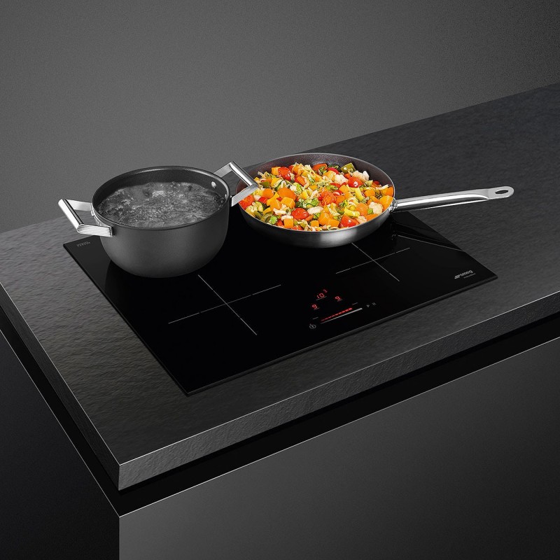 Smeg Universal SIB2641D hobs Negro Integrado 60 cm Con placa de inducción 4 zona(s)