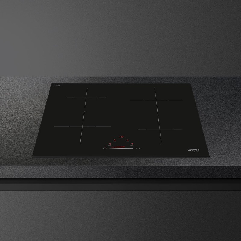 Smeg Universal SIB2641D hob Black Built-in 60 cm Zone induction hob 4 zone(s)