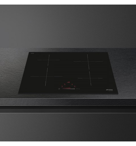 Smeg Universal SIB2641D hobs Negro Integrado 60 cm Con placa de inducción 4 zona(s)