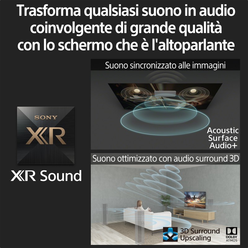 Sony XR-48A90K – 48" - BRAVIA XR™ - OLED – 4K Ultra HD – High Dynamic Range (HDR) – Smart TV (Google TV) - Modello 2022