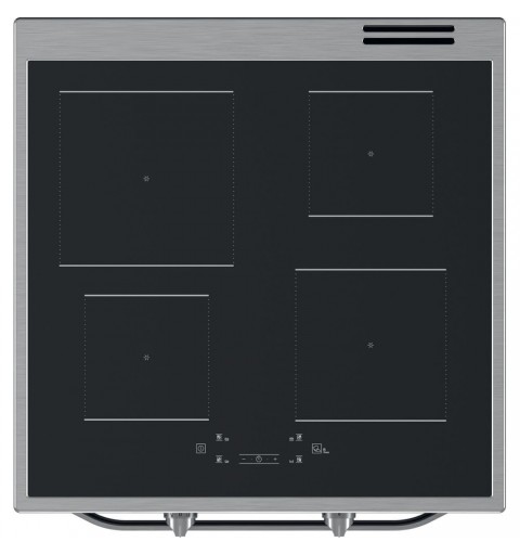 Hotpoint HS68IQ8CHX E Cocina independiente Con placa de inducción Acero inoxidable A