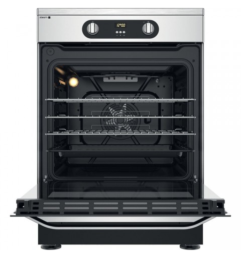 Hotpoint HS68IQ8CHX E Freestanding cooker Zone induction hob Stainless steel A