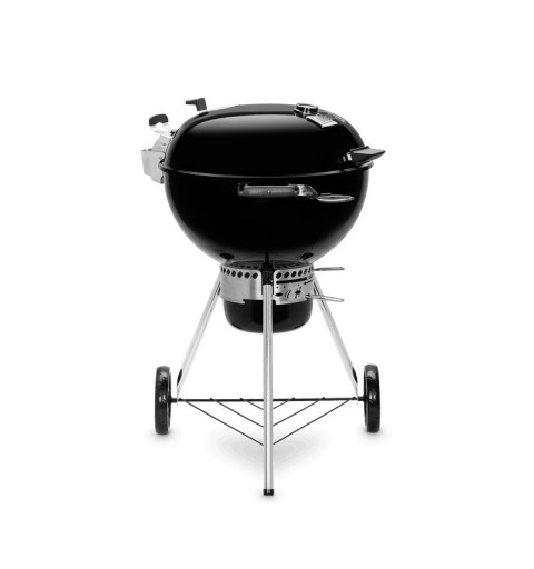 Weber E-5770 Barbacoa Carro Carbón (combustible) Negro, Plata