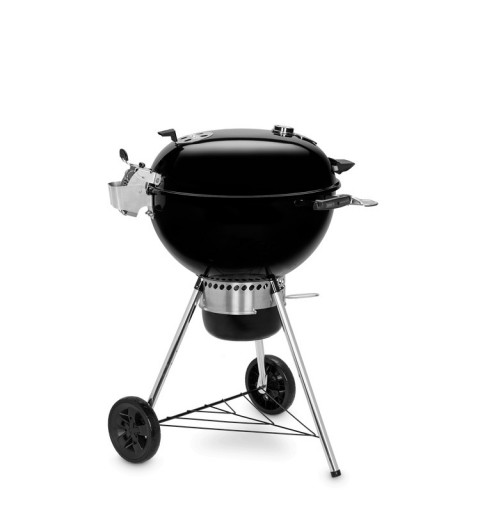 Weber E-5770 Barbacoa Carro Carbón (combustible) Negro, Plata