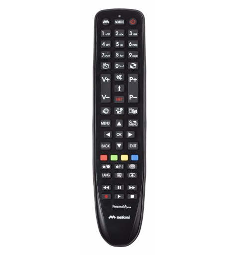 Meliconi Gumbody Personal 6 plus mando a distancia IR inalámbrico TV Botones