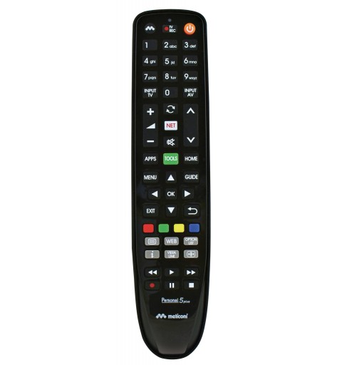 Meliconi Gumbody Personal 5 plus remote control IR Wireless TV Press buttons