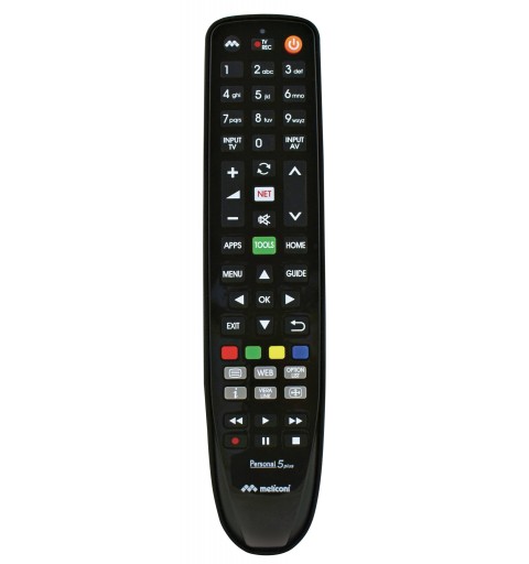 Meliconi Gumbody Personal 5 plus telecomando IR Wireless TV Pulsanti