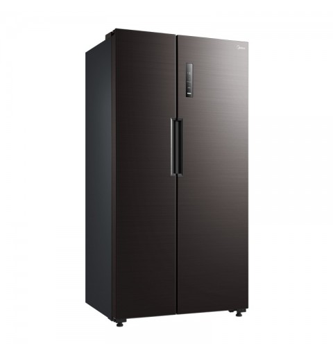 Midea MDRS723MYF28 frigo américain Encadré Autoportant F Acier inoxydable