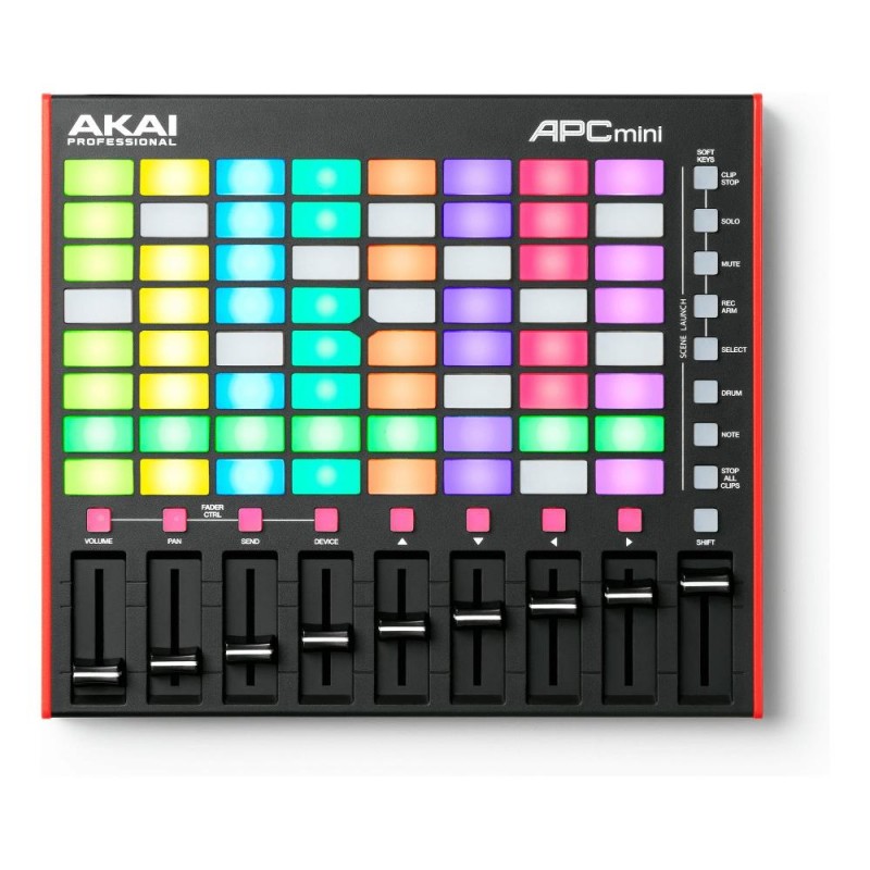 Akai APC Mini MKII Controller disc jockey Black e Red