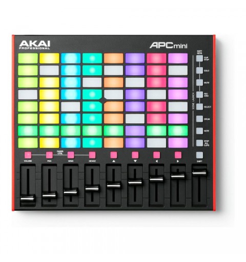 Akai APC Mini MKII Controller disc jockey Black e Red