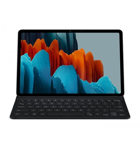 Samsung Book Cover Keyboard Slim Custodia con Tastiera per Galaxy Tab S7 | Tab S8, Black