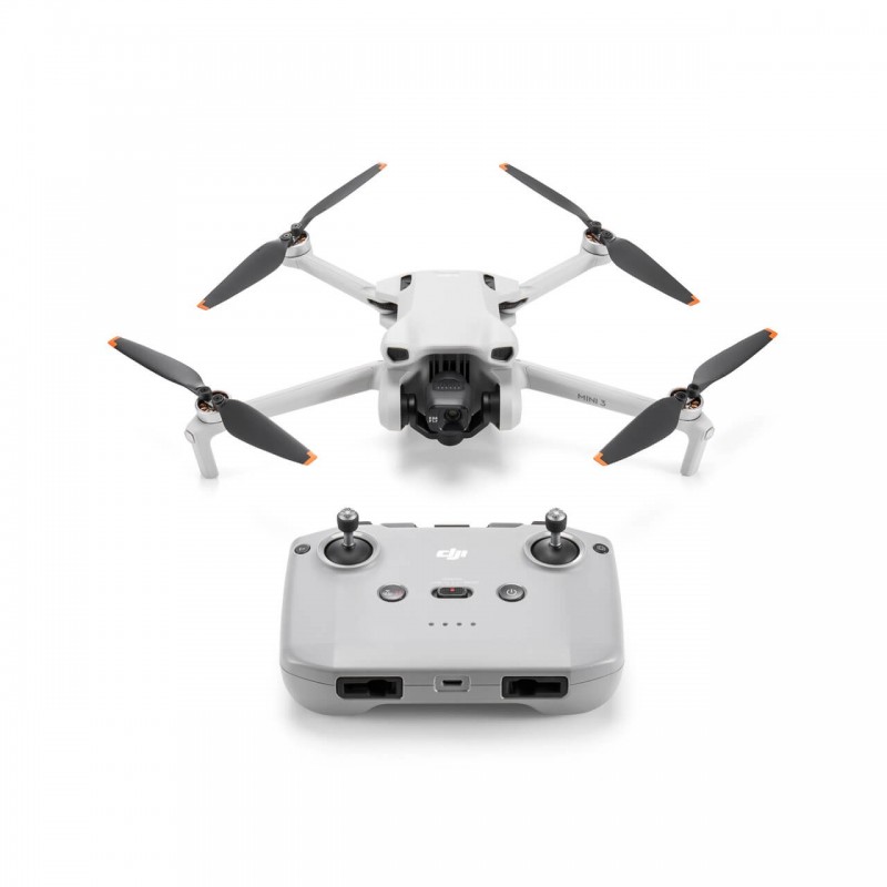 DJI Mini 3 RC-N1 4 Rotoren Quadrocopter 12 MP 3840 x 2160 Pixel 2453 mAh Grau