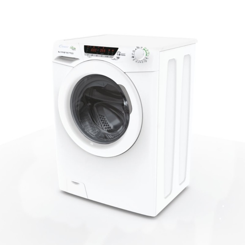 Candy Ultra Hygiene HE 128TXME 1-S lavatrice Caricamento frontale 8 kg 1200 Giri min A Bianco