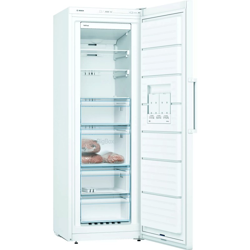 Bosch Serie 4 GSN33VWEP congélateur Droit Autoportante 225 L E Blanc