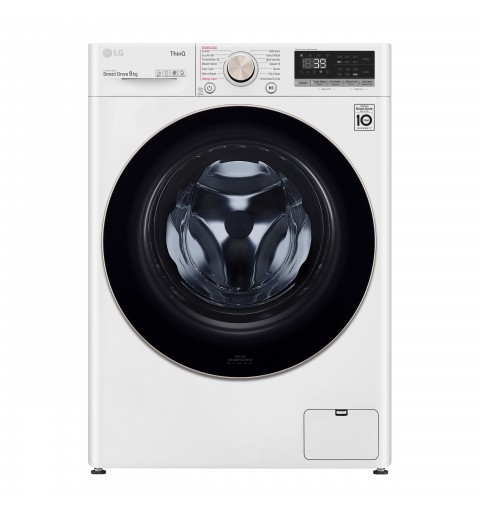 LG F6WV709SGA washing machine Front-load 9 kg 1600 RPM A White