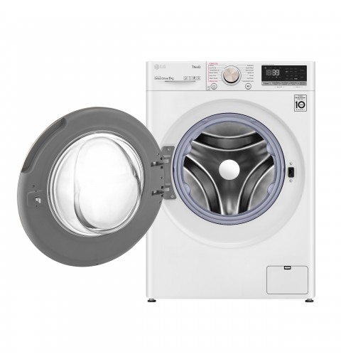 LG F6WV709SGA washing machine Front-load 9 kg 1600 RPM A White
