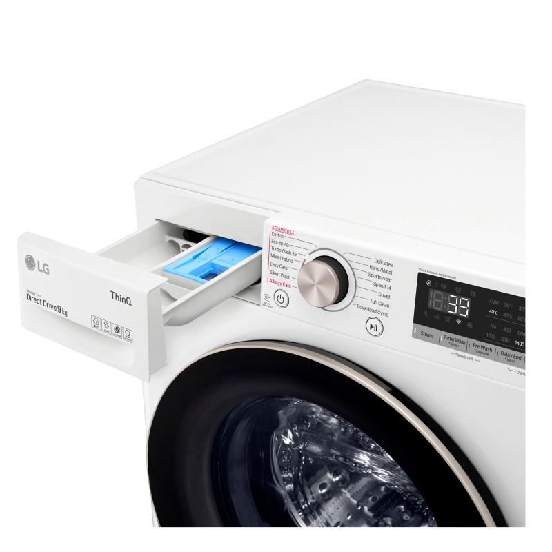 LG F6WV709SGA washing machine Front-load 9 kg 1600 RPM A White