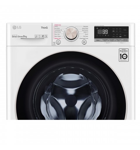 LG F6WV709SGA washing machine Front-load 9 kg 1600 RPM A White