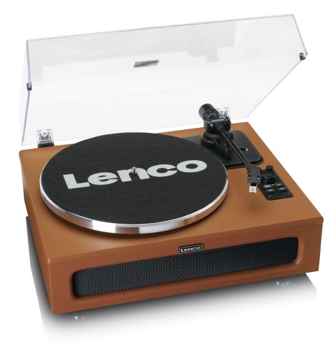 Lenco LS-430BN Tourne-disque entraîné par courroie Marron